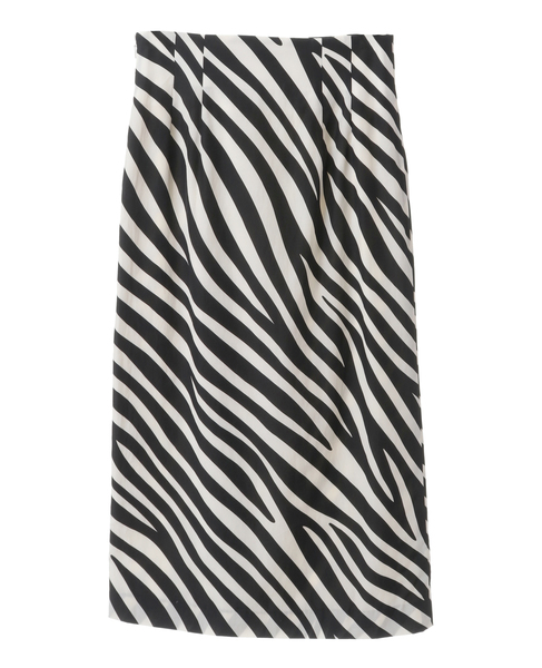 martinique/ゼブラプリントタイトスカート（セットアップ対応可） 詳細画像 ホワイト×ブラック 2