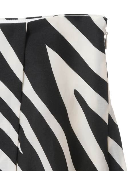 martinique/ゼブラプリントタイトスカート（セットアップ対応可） 詳細画像 ホワイト×ブラック 3