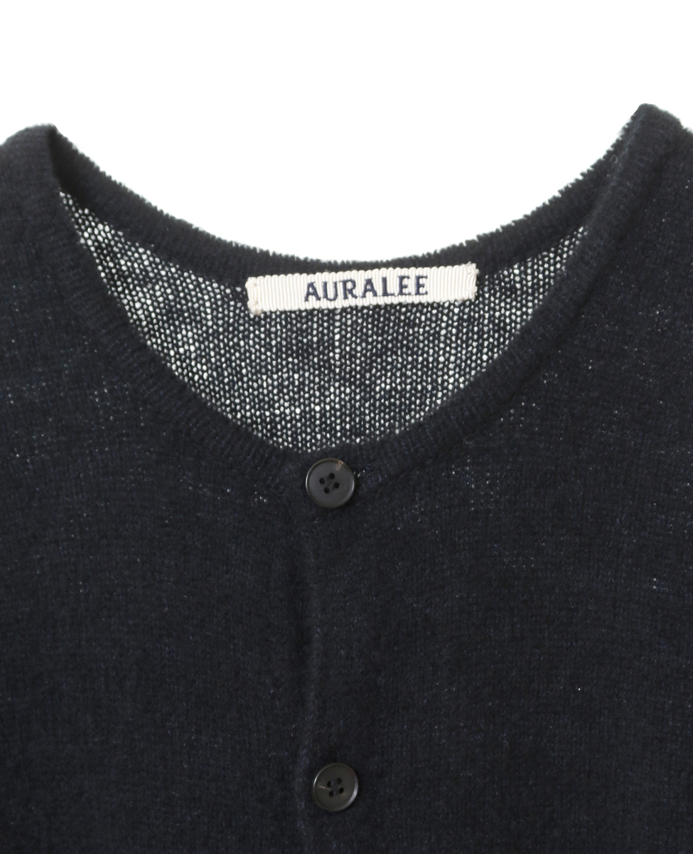 AURALEE/A23AD02RM BRUSHED RASCHEL MOLE KNIT ONE-PIECE｜商品詳細