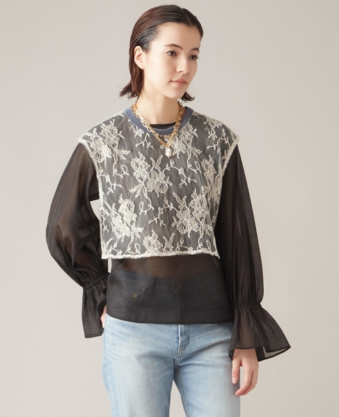 MARGE Lace short gillet｜商品詳細｜メルローズ
