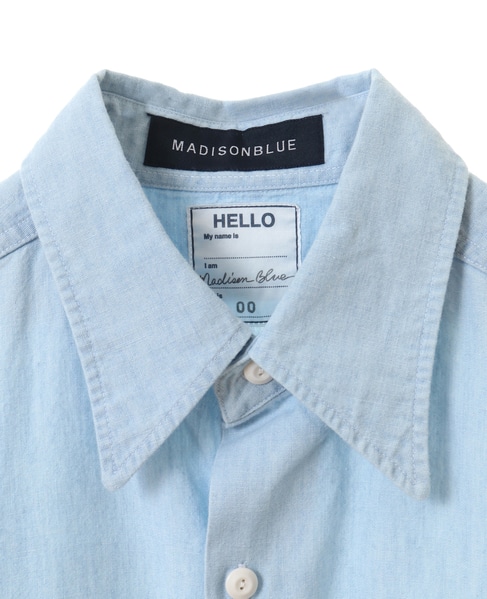 MADISONBLUE/MB999-5102 HAMPTON CHAMBRAY SHIRT(VW)｜商品詳細