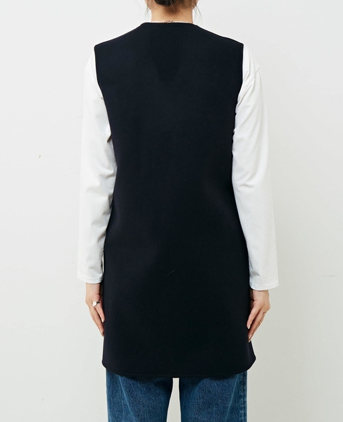 【メルローズ50周年限定】MADISONBLUE/MB234-2101MQ REVER LONG GILLET 別注色NAVY 詳細画像 ネイビー 10