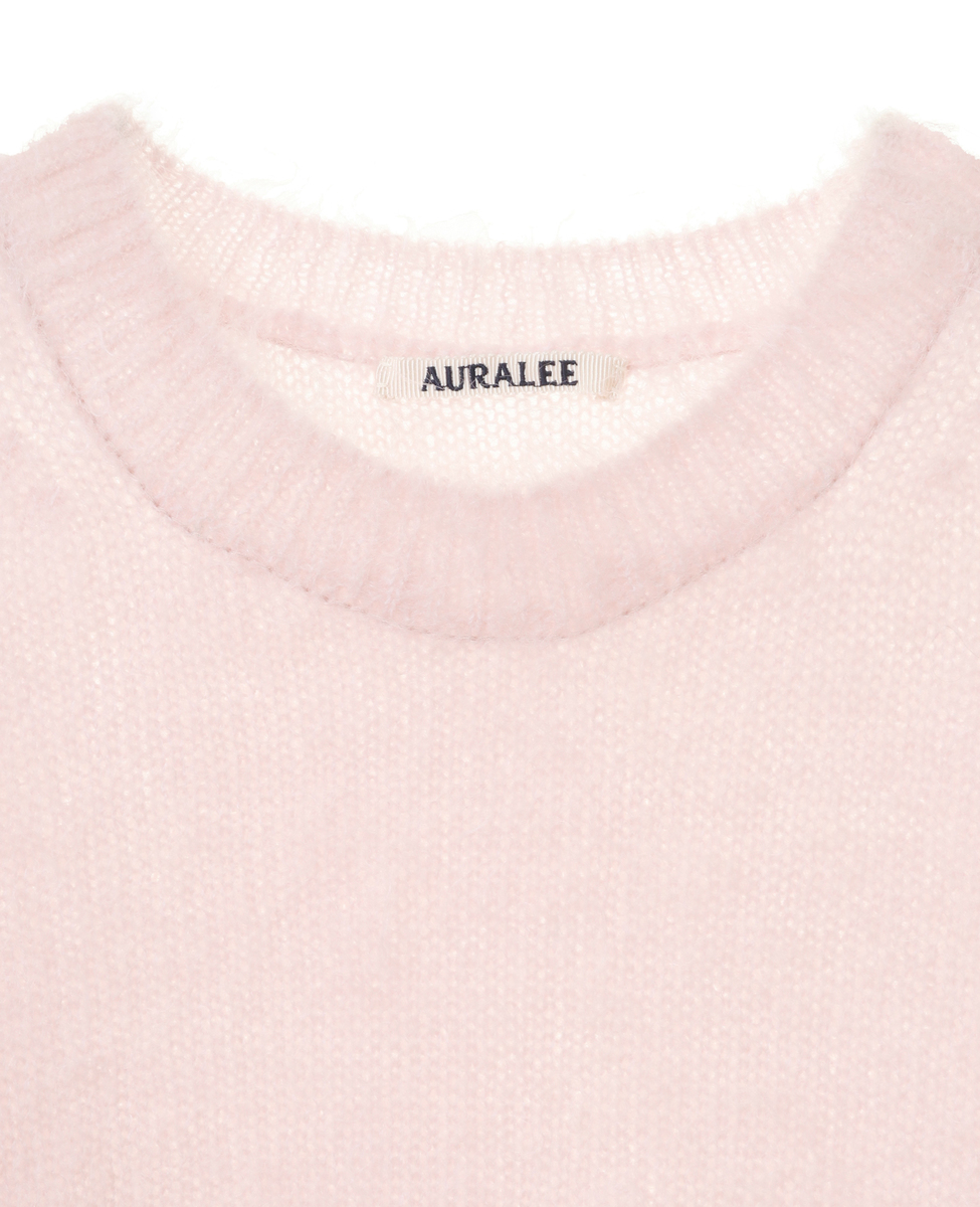 AURALEE/A23AP05KM *BRUSHED SUPER KID MOHAIR KNIT P/O｜商品詳細