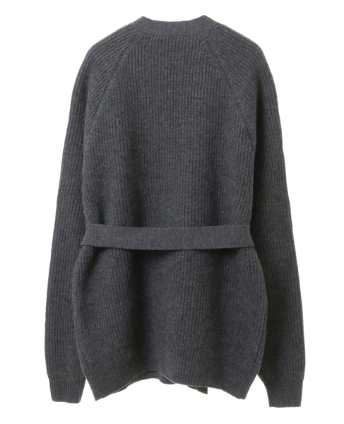 AURALEE/A23AC04MR MILLED FRENCH MERINO RIB KNIT CARDIGAN｜商品詳細