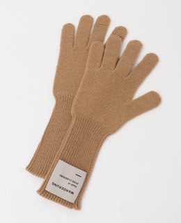 MARCOMOND/WRKNI-010 PureCashmere100% 5finger gloves