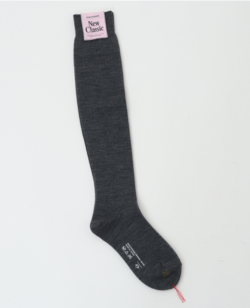 MARCOMOND/176N5/1W-50C wool high socks 詳細画像 グレー 1