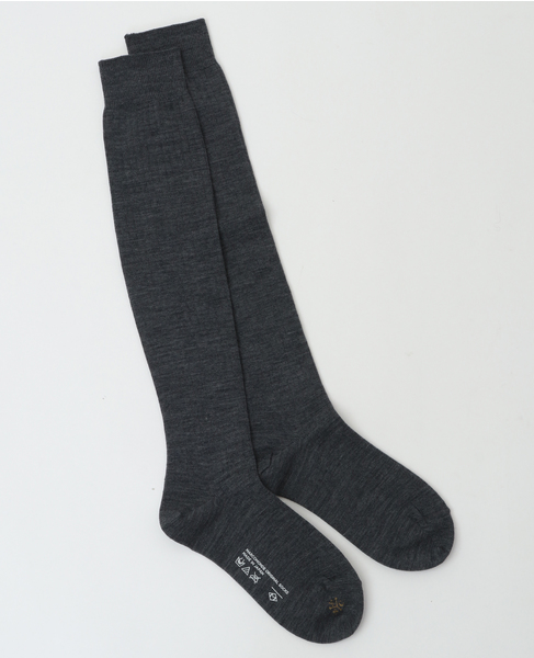 MARCOMOND/176N5/1W-50C wool high socks 詳細画像 グレー 2