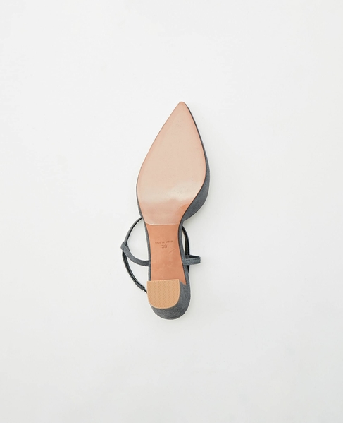 HEWN/72302-67-1212 Pointed t-strap heel 詳細画像 グレー 12