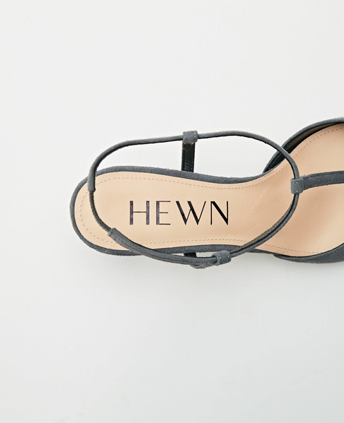 HEWN/72302-67-1212 Pointed t-strap heel 詳細画像 グレー 7