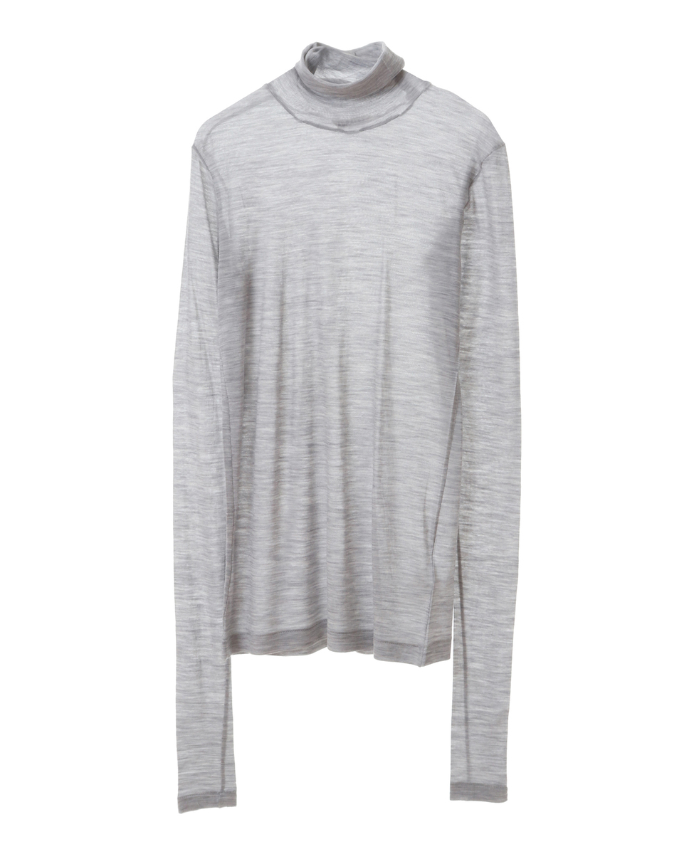 AURALEE/A23AT04WT SUPER SOFT WOOL SHEER JERSEY TURTLE｜商品詳細