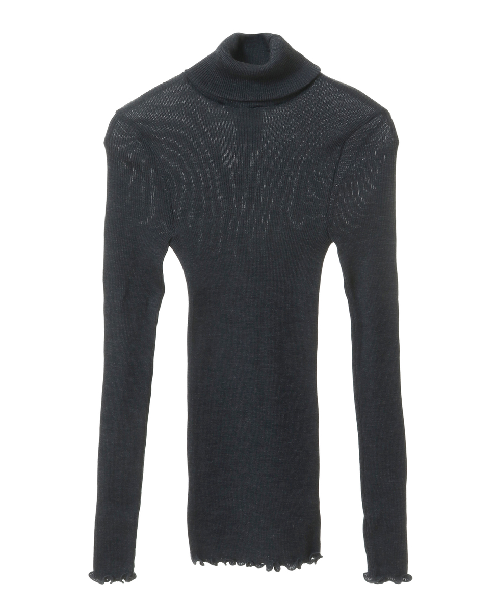 Oscalito/3438 W CAMI L/SL RIB TURTLENECK｜martinique