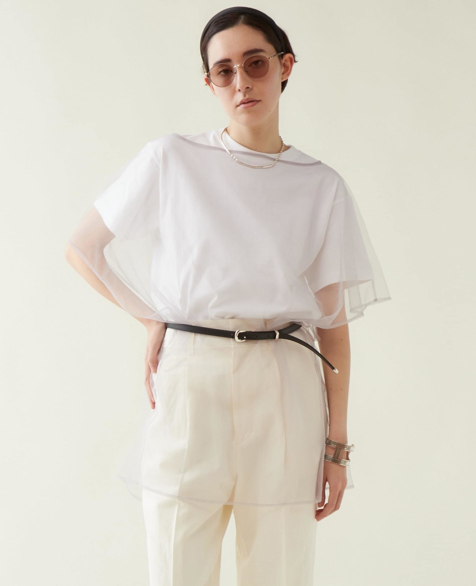 MARGE/1005-0102-183 Sustainable tulle oversized p/o｜商品詳細
