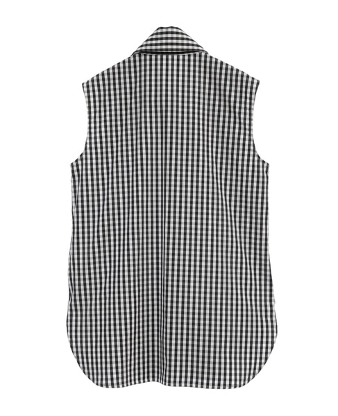 MADISONBLUE/MB231-5010 SLEEVELESS TIE BL GINGHAM 詳細画像 チェック 2