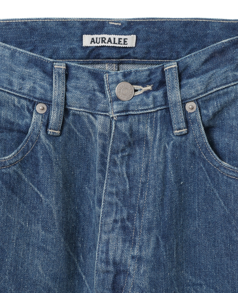 AURALEE/SELVEDGE FADED LIGHT DENIM PANTS｜商品詳細｜メルローズ公式