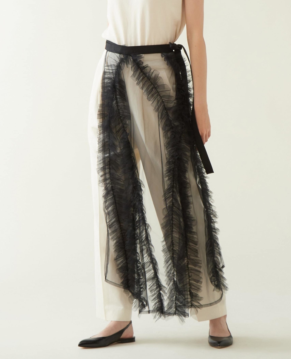 MARGE/1004-0105-112 Tulle decorative wrap skirt｜商品詳細