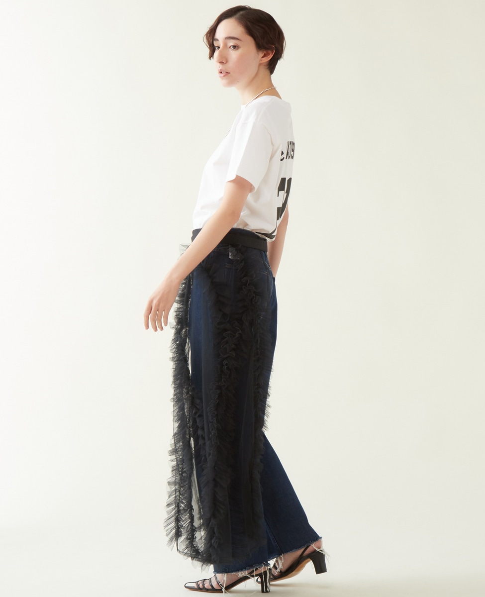 ❤クリアランス売り出し❤ MARGE tokyo Tulle decorative wrap skirt