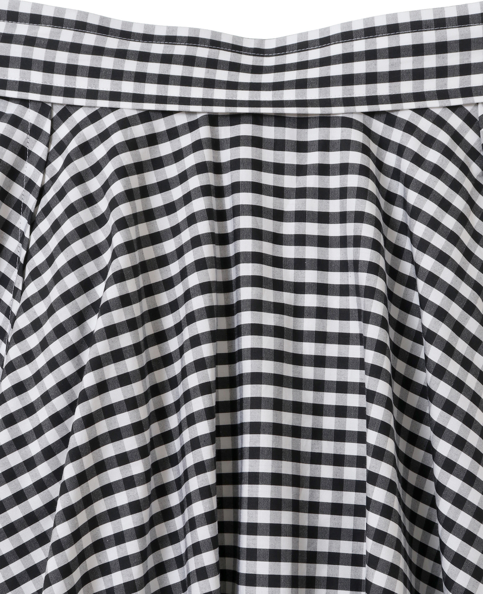 madisonblue　TUCK　CIRCULAR　SK　GINGHAM　　ホットセール激安