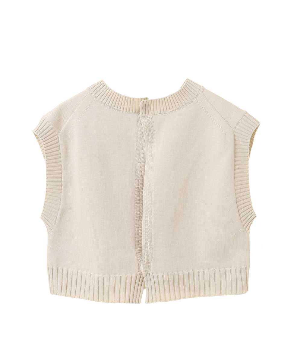 AURALEE / DRY COTTON KNIT VEST | angeloawards.com