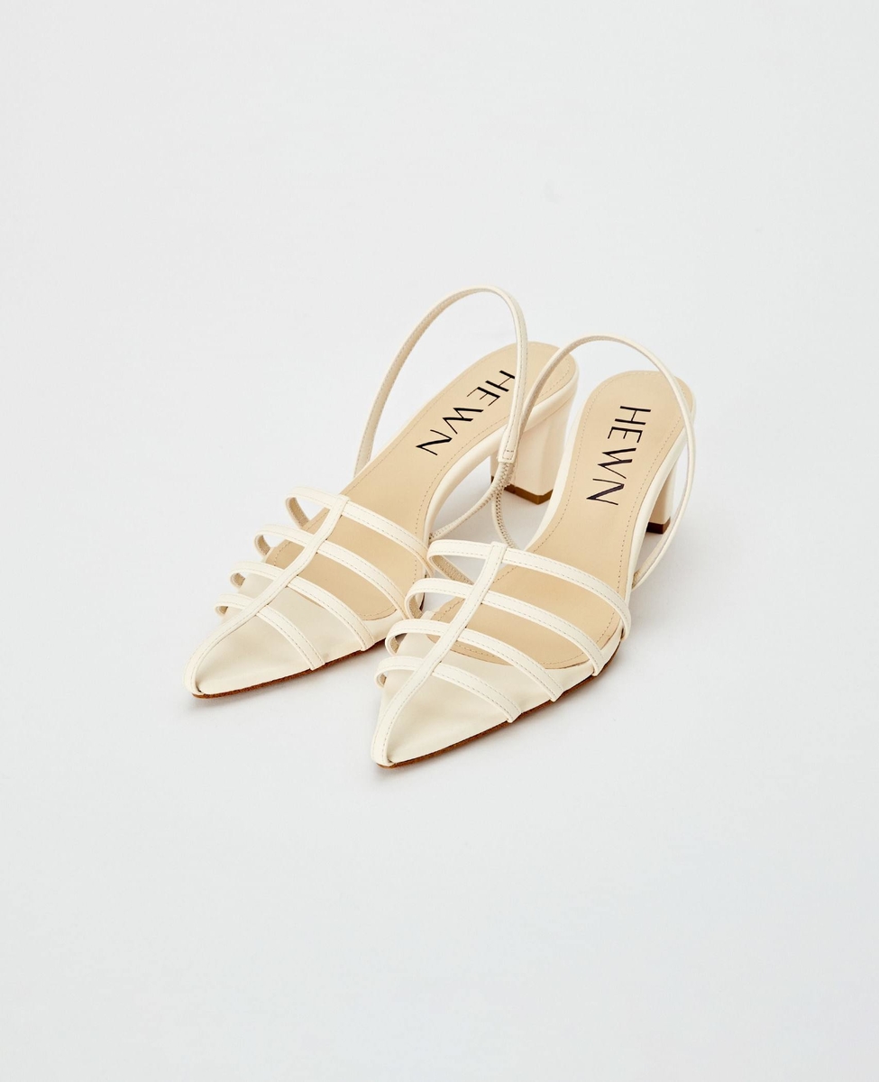 HEWN/72301-55-1207 Pointed strap heels｜martinique（マルティニーク 