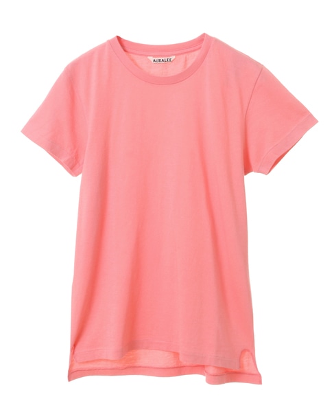 AURALEE/SEAMLESS CREW NECK TEE 詳細画像 ピンク 1