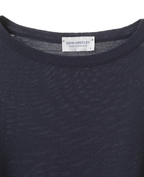 JOHN SMEDLEY/JAPAN EXCLUSIVE24G 長袖ボートネックニット／A4658