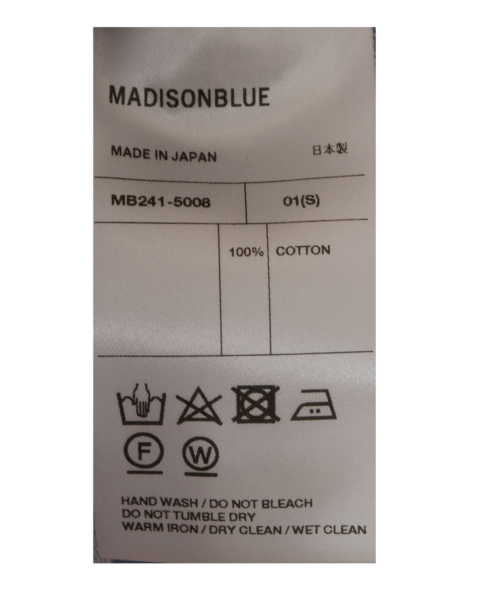 【MADISONBLUE / マディソンブルー】MB241-5008 ROUND COLLAR FRILL SH OX 詳細画像 ブルー 6