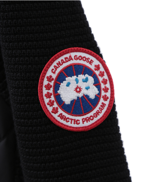 【CANADA GOOSE / カナダグース】6800L Hybridge Quilted Knit Hoody 詳細画像 ブラック 13