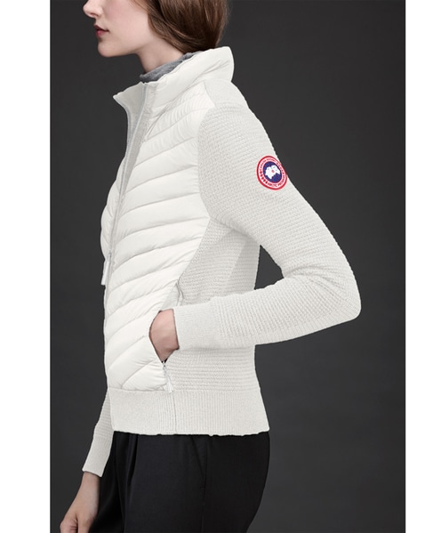 【CANADA GOOSE / カナダグース】6830L Hybridge Knit Jacket 詳細画像 ホワイト 3