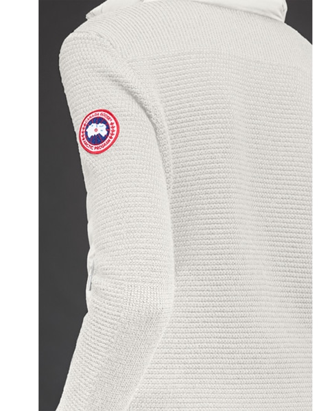 【CANADA GOOSE / カナダグース】6830L Hybridge Knit Jacket 詳細画像 ホワイト 4