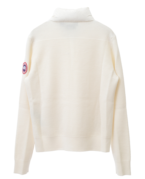 【CANADA GOOSE / カナダグース】6830L Hybridge Knit Jacket 詳細画像 ホワイト 6