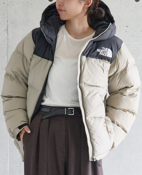 【THE NORTH FACE/ザ・ノース・フェイス】ヌプシフーディ― 詳細画像 グレー 2