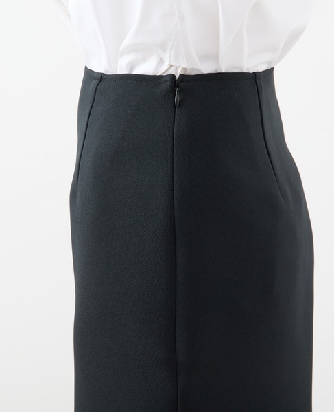 【MARGE/マージ 】Twill & silk organza midi skirt 詳細画像 ブラック 12