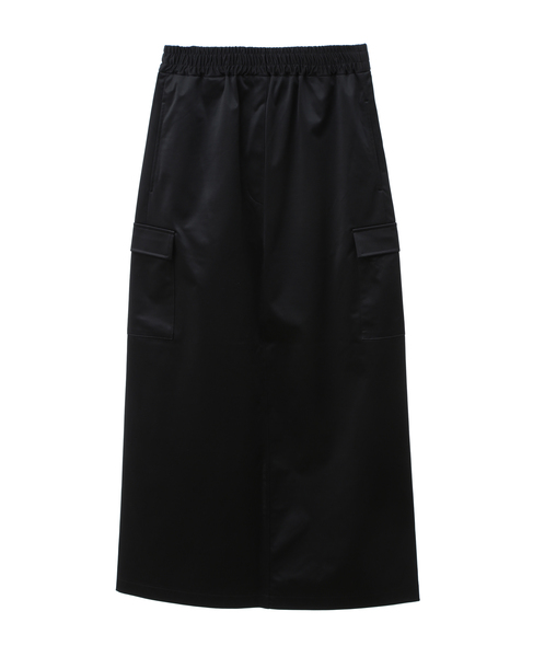 【COGTHEBIGSMOKE/コグザビッグスモーク】KHLOE LONG CARGO SKIRT 詳細画像 ブラック 1