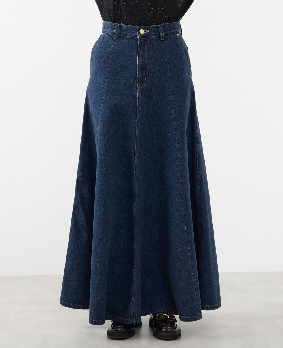 TU ES MON TRESOR /トゥ エ モン トレゾア】The Topaz Denim Skirt Solid  1wash｜martinique（マルティニーク）｜商品詳細｜メルローズ公式通販 | MELROSE STORE（メルローズストア）