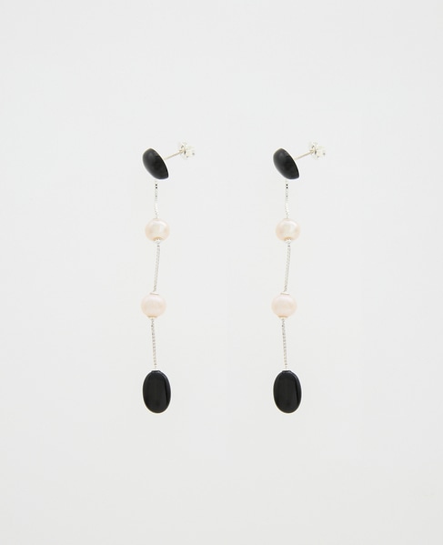 【RAGBAG/ラグバグ】Dualism Long Earrings (12109) 詳細画像 パール 1