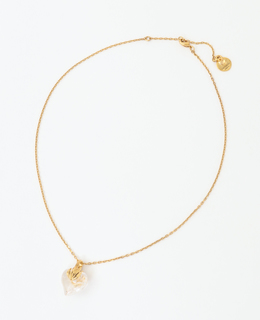 【GOOSSENS /グーセンス】COLLIER MINI COEUR PRECIEUX CRISTAL NATUREL