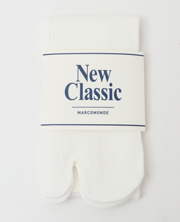 【MARCOMONDE/マルコモンド】basic ribbed cotton short tabi socks 14