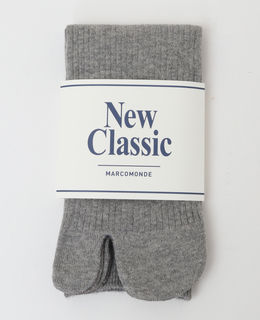 【MARCOMONDE/マルコモンド】basic ribbed cotton short tabi socks 14