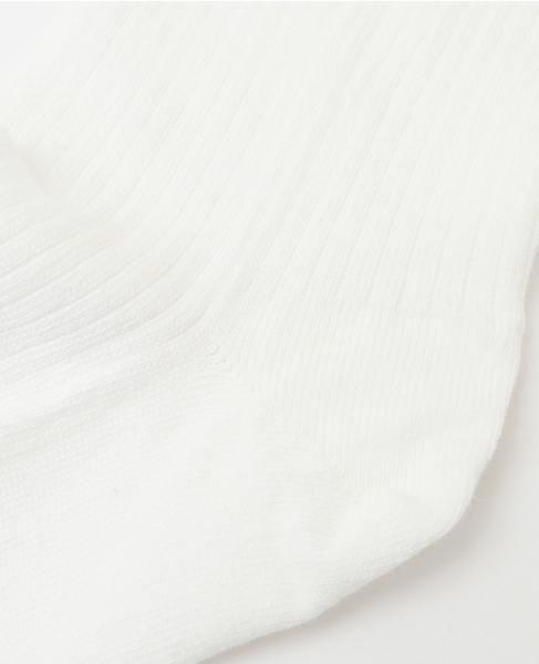 【MARCOMONDE/マルコモンド】basic ribbed cotton short tabi socks 14 詳細画像 ホワイト 6