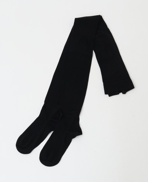 【BLEUFORET/ブルーフォレ】VELVET COMBED COTTON TIGHTS 詳細画像 ブラック 2