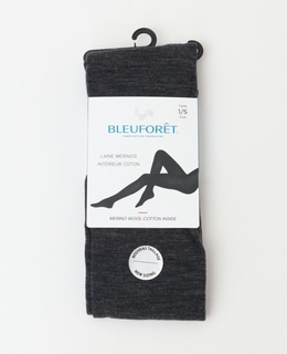 【BLEUFORET/ブルーフォレ】FINE WOOL TIGHTS COTTON INSIDE