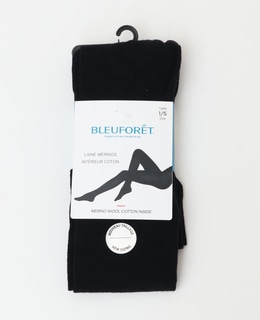 【BLEUFORET/ブルーフォレ】FINE WOOL TIGHTS COTTON INSIDE