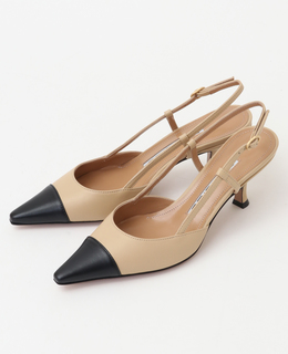 【PELLICO/メッシュパンプス】3293 NEVE65 BI COLOR SLING BACK PUMPS