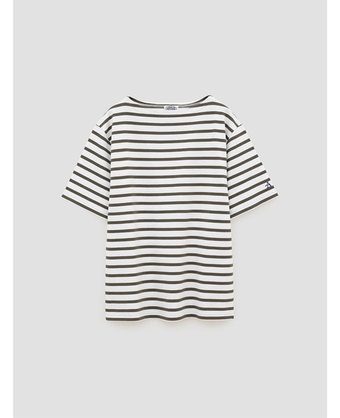【Armor-lux /アルモリュクス】90562 Basic Breton Shirt Short Sleeve 詳細画像 NGT Blanc×Cacia 1