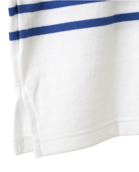 【Armor-lux /アルモリュクス】90645 Panel Breton Shirt Short Sleeve 詳細画像 DW5 Blanc×Etoile 6