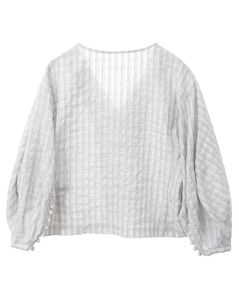 カシュクールブラウス（セットアップ可） 詳細画像 シルバー 2