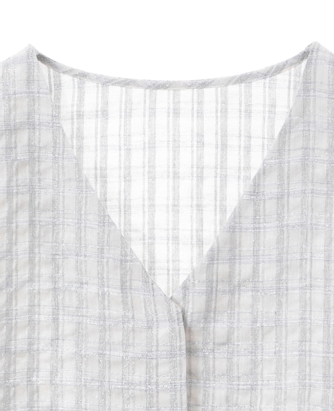 カシュクールブラウス（セットアップ可） 詳細画像 シルバー 3