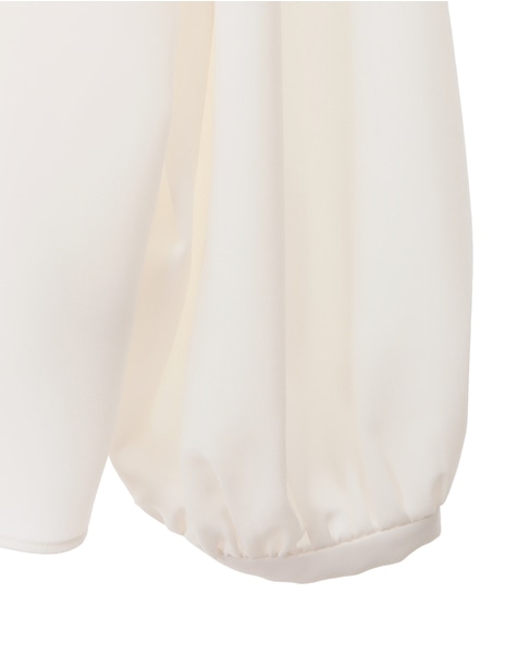 レースジョーゼットコンビブラウス 詳細画像 オフ 8