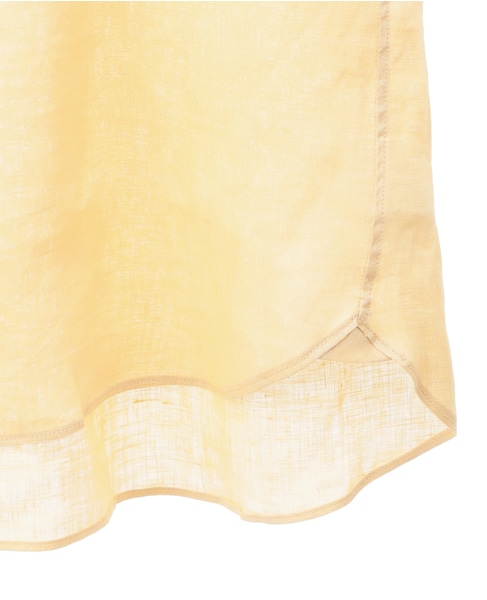 《定番》五分袖パールスキッパー 詳細画像 イエロー 5