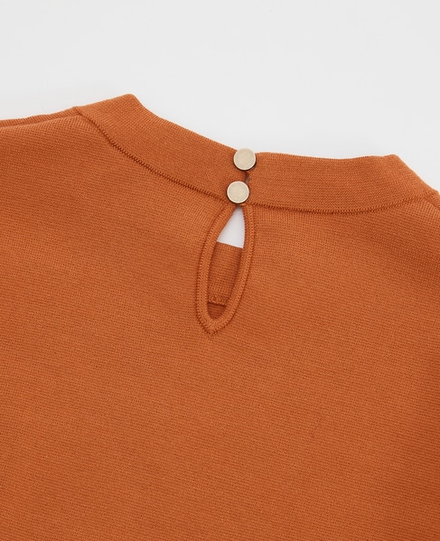 【l’heritage martinique/レリタージュ マルティニーク】ハイネックノースリーブワンピース 詳細画像 テラコッタ 7